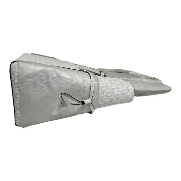 Michael Kors Voyager White Monogram Signature Tote Bag New NWT - Picture 6 of 8